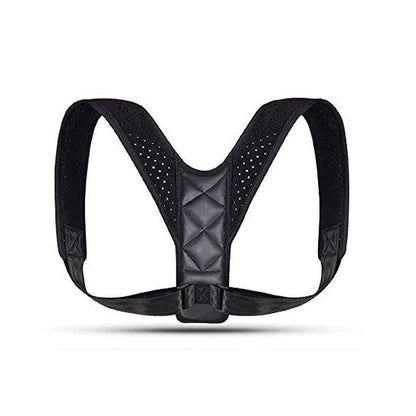Black posture corrector on a white background