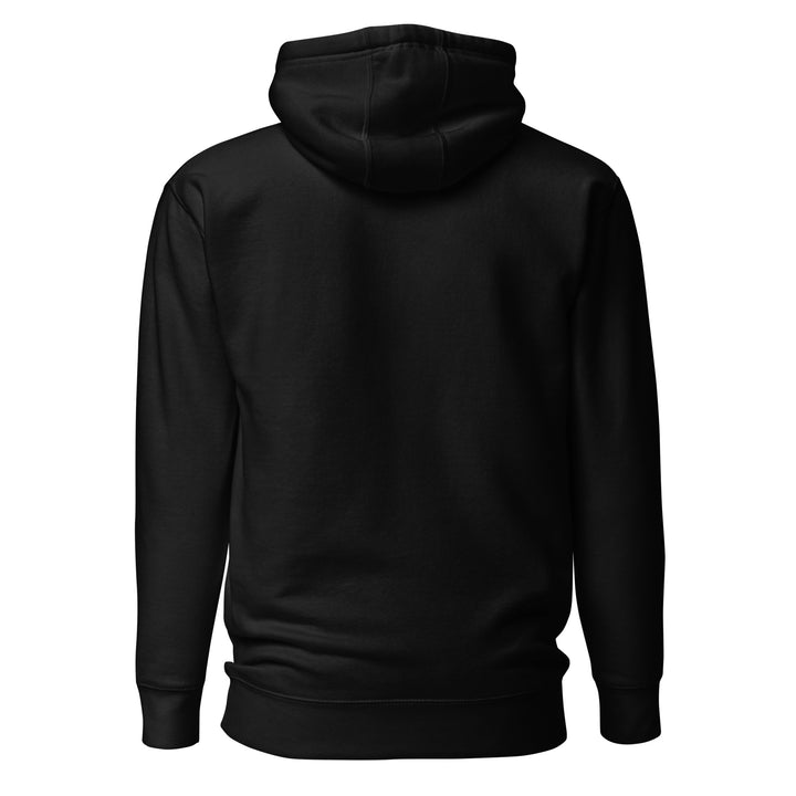 SmartShop7 Premium Unisex Hoodie – Black Edition with gold luxury logo.