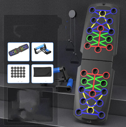 Black foot pedal with colorful design on a dark background