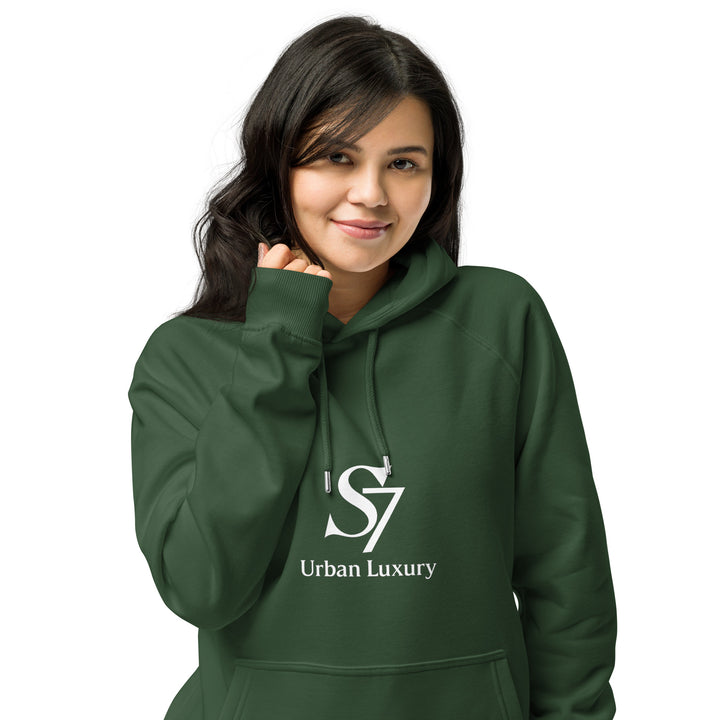 SmartShop7 S7 Urban Luxury hoodie – Bottle Green color mockup