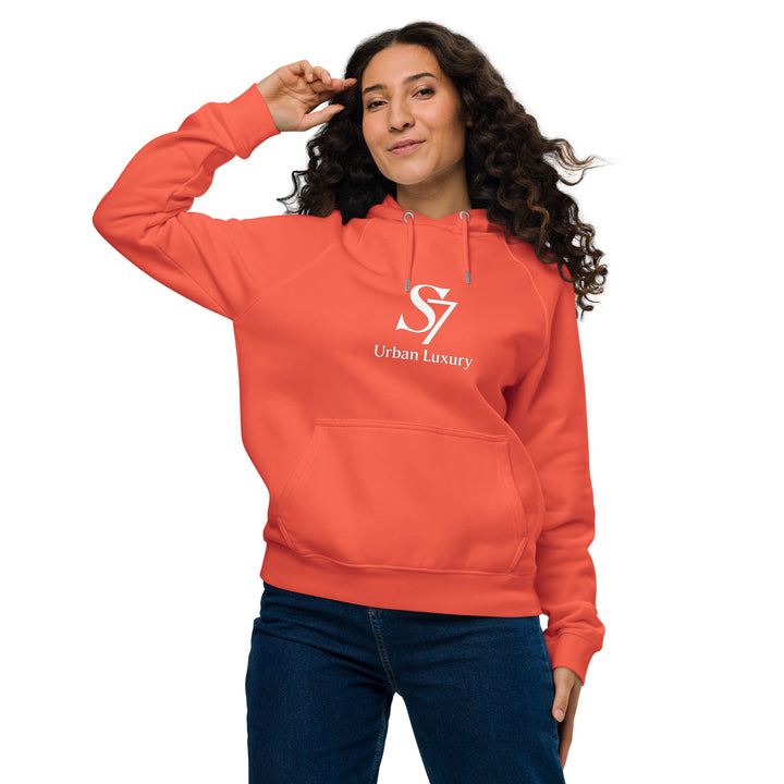 SmartShop7 S7 Urban Luxury hoodie – Burnt Orange color mockup