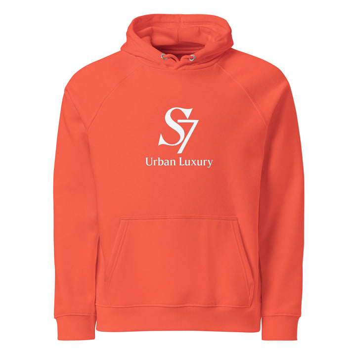 SmartShop7 S7 Urban Luxury hoodie – Burnt Orange color mockup