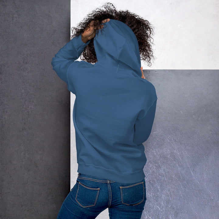 Unisex blue S7 Urban Luxury hoodie – front view